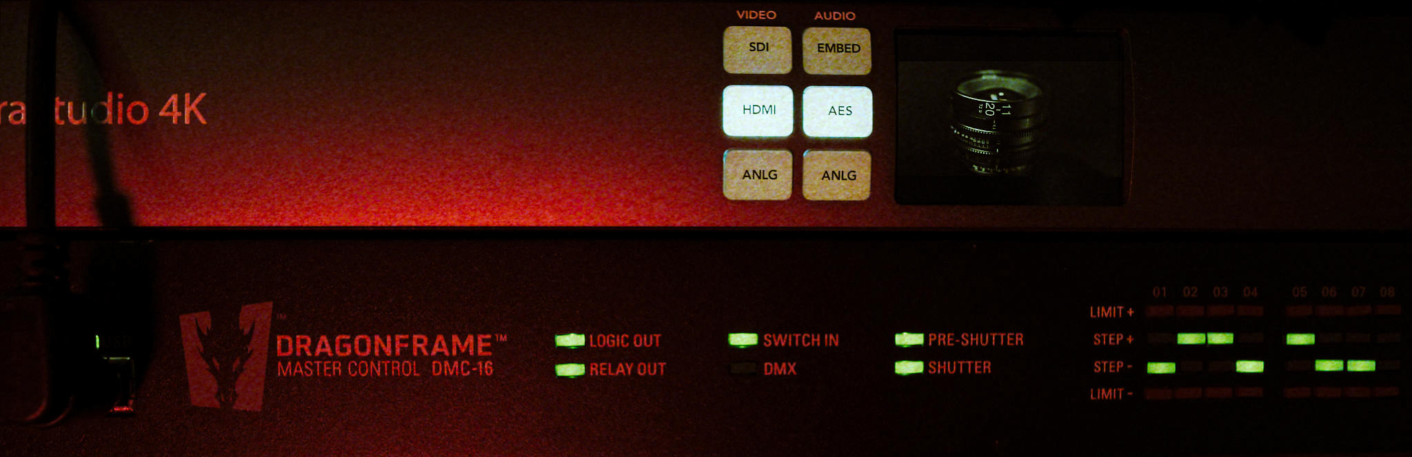 DragonFrame zDMC 16 BMD UltraStudio 4K