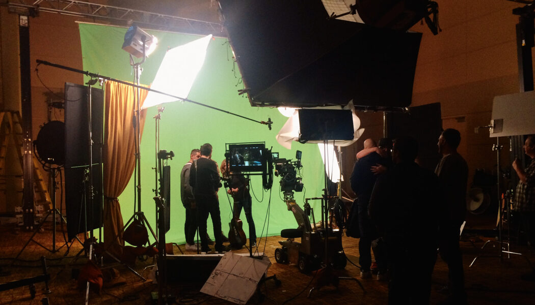 Green Screen RED fischer dolly 10K tungsten